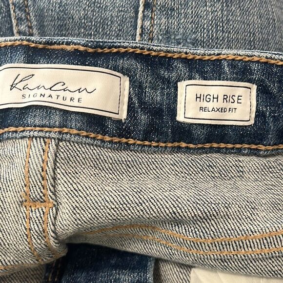 Kancan high rise relaxed fit distressed jeans. Size 27. - Picture 6 of 7